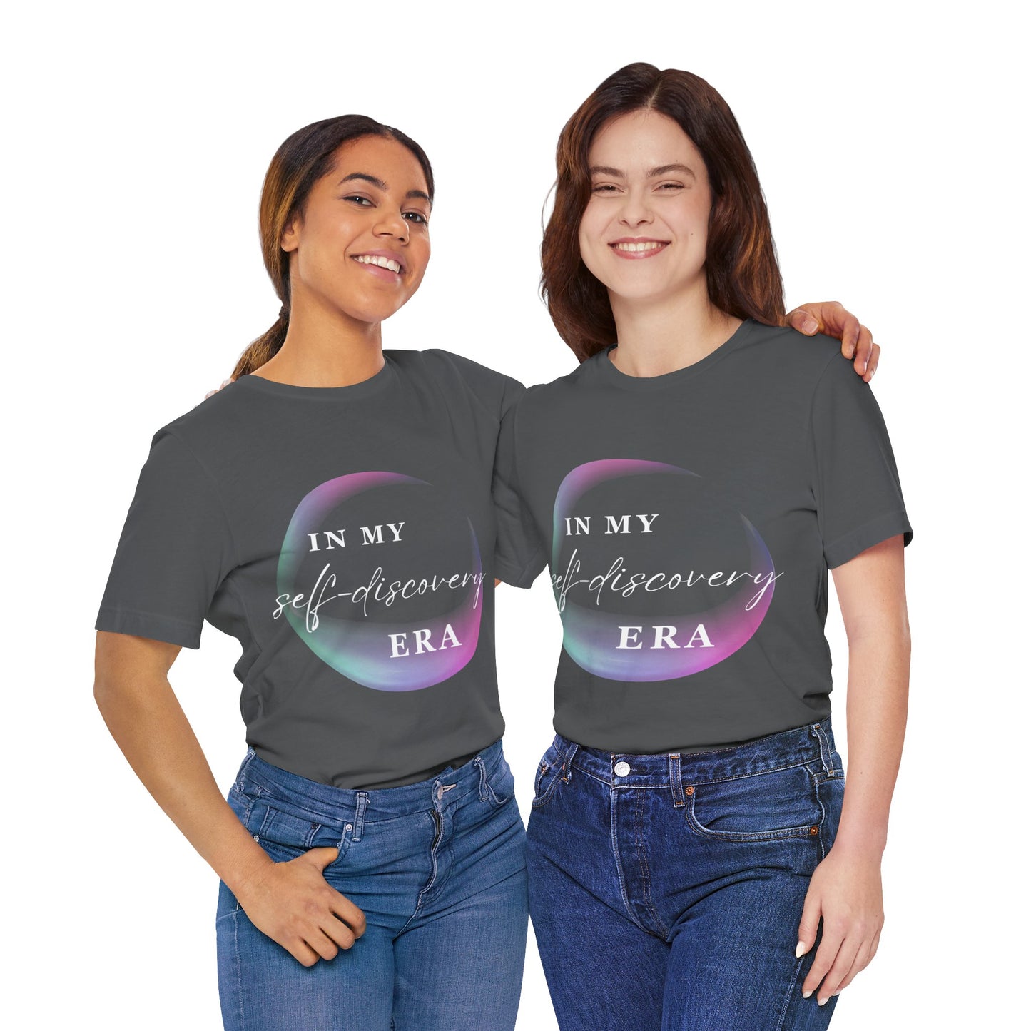 In My SELF DISCOVERY Era T-Shirt White Letters