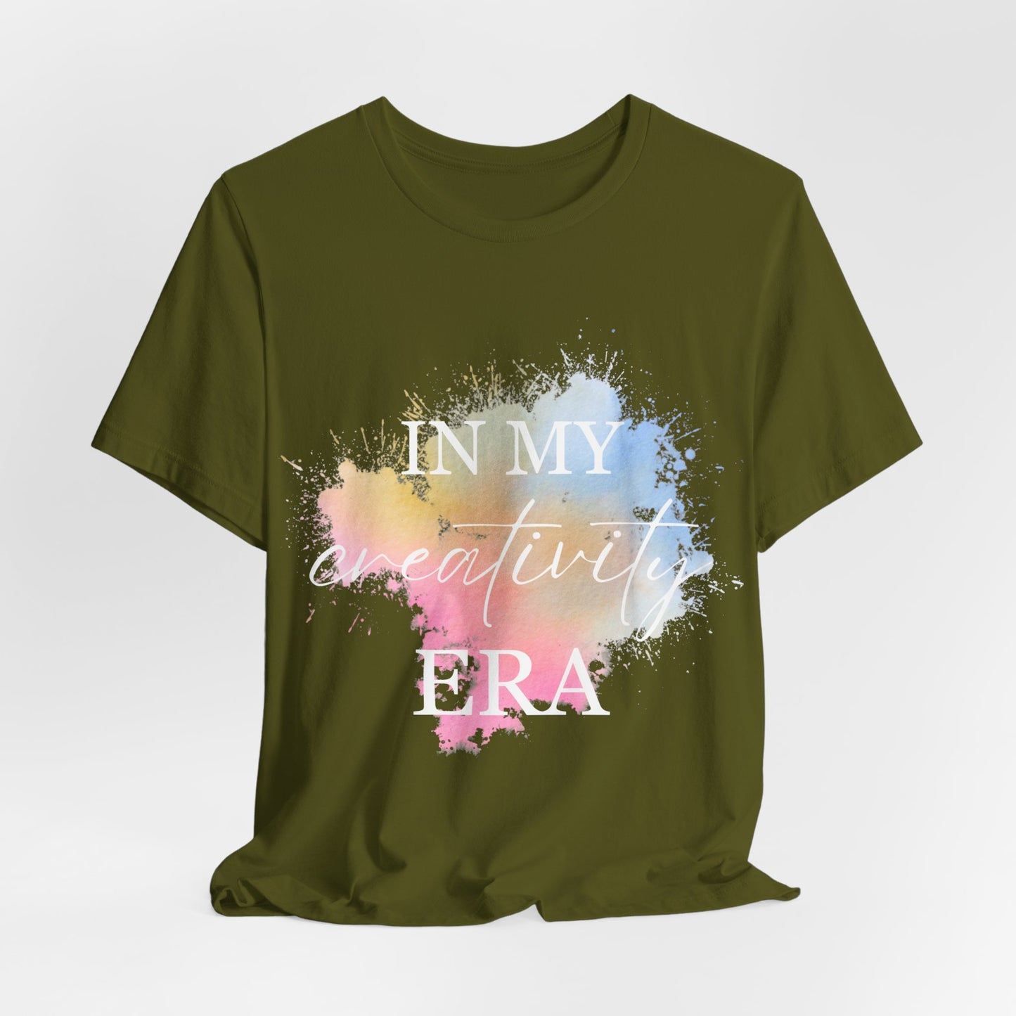 In My CREATIVITY Era T-shirt White Letters
