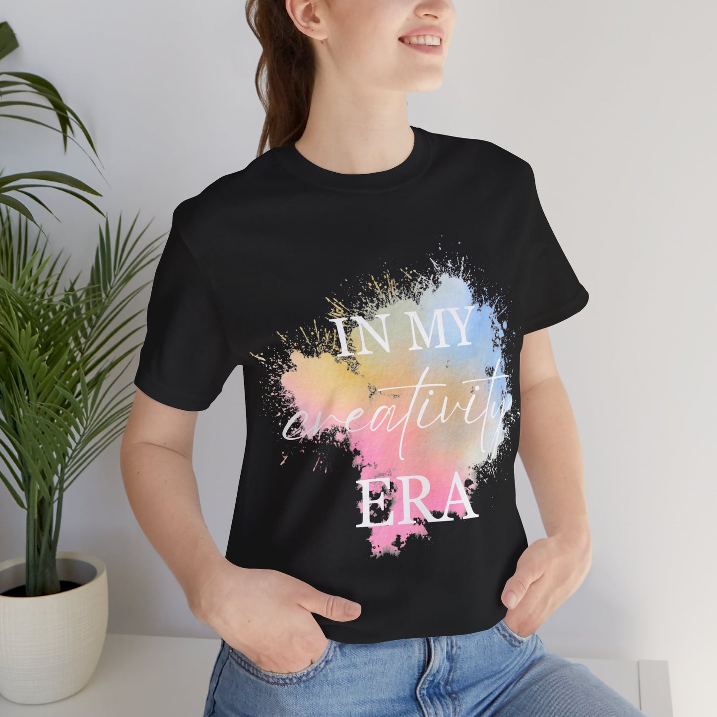 In My CREATIVITY Era T-shirt White Letters