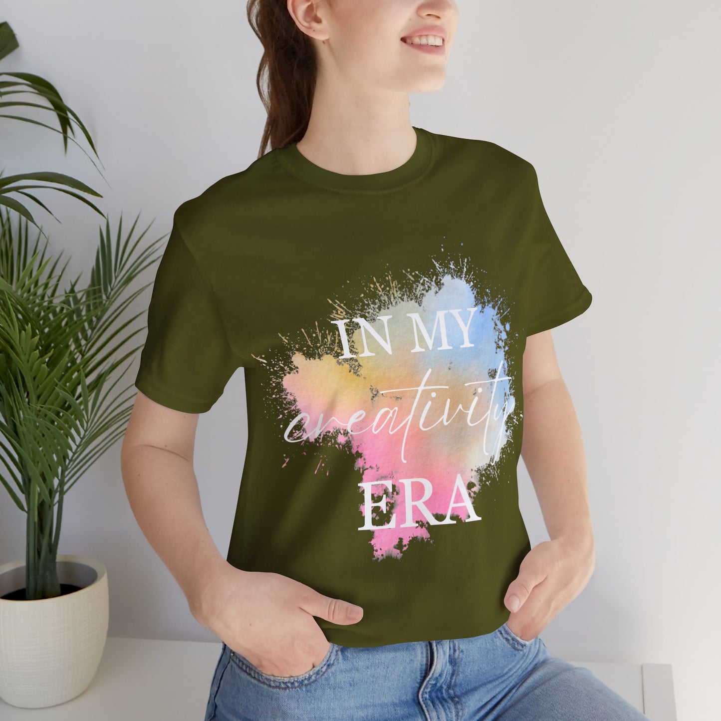 In My CREATIVITY Era T-shirt White Letters