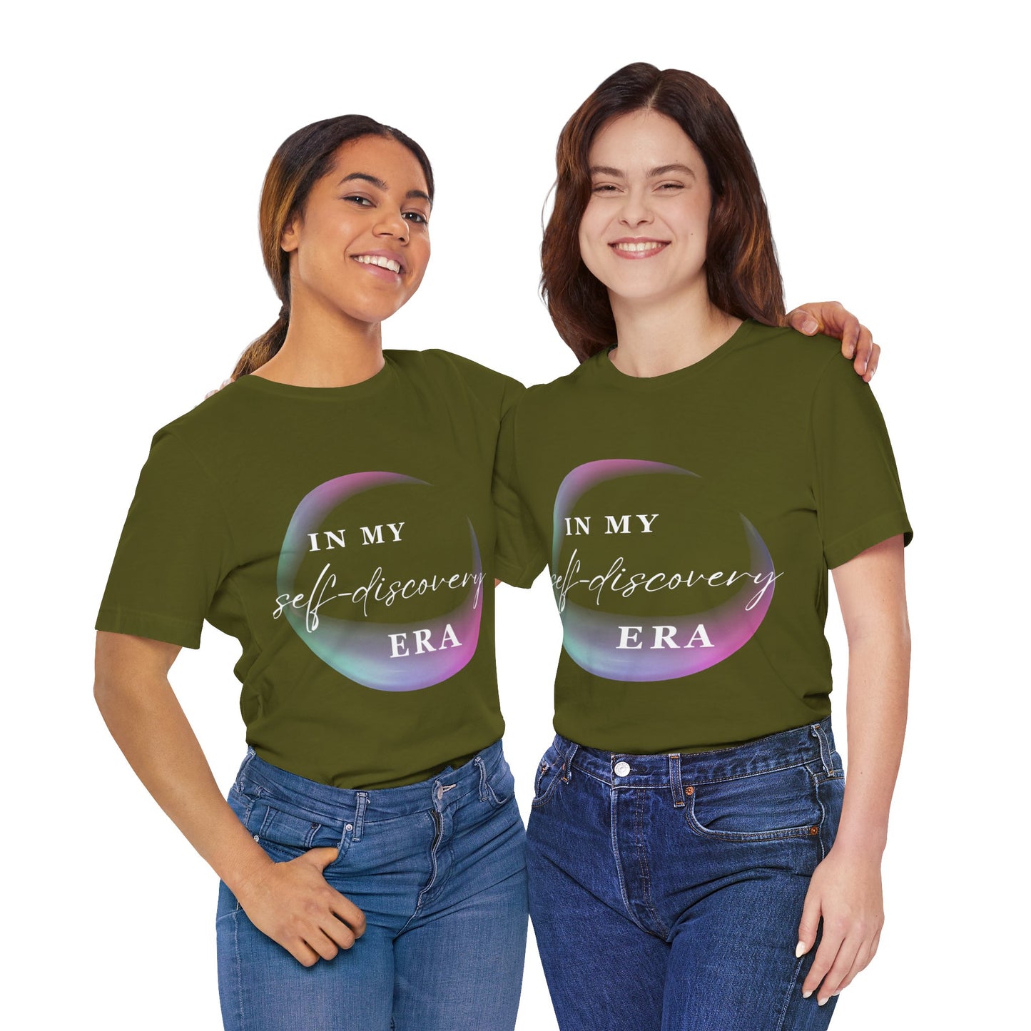 In My SELF DISCOVERY Era T-Shirt White Letters