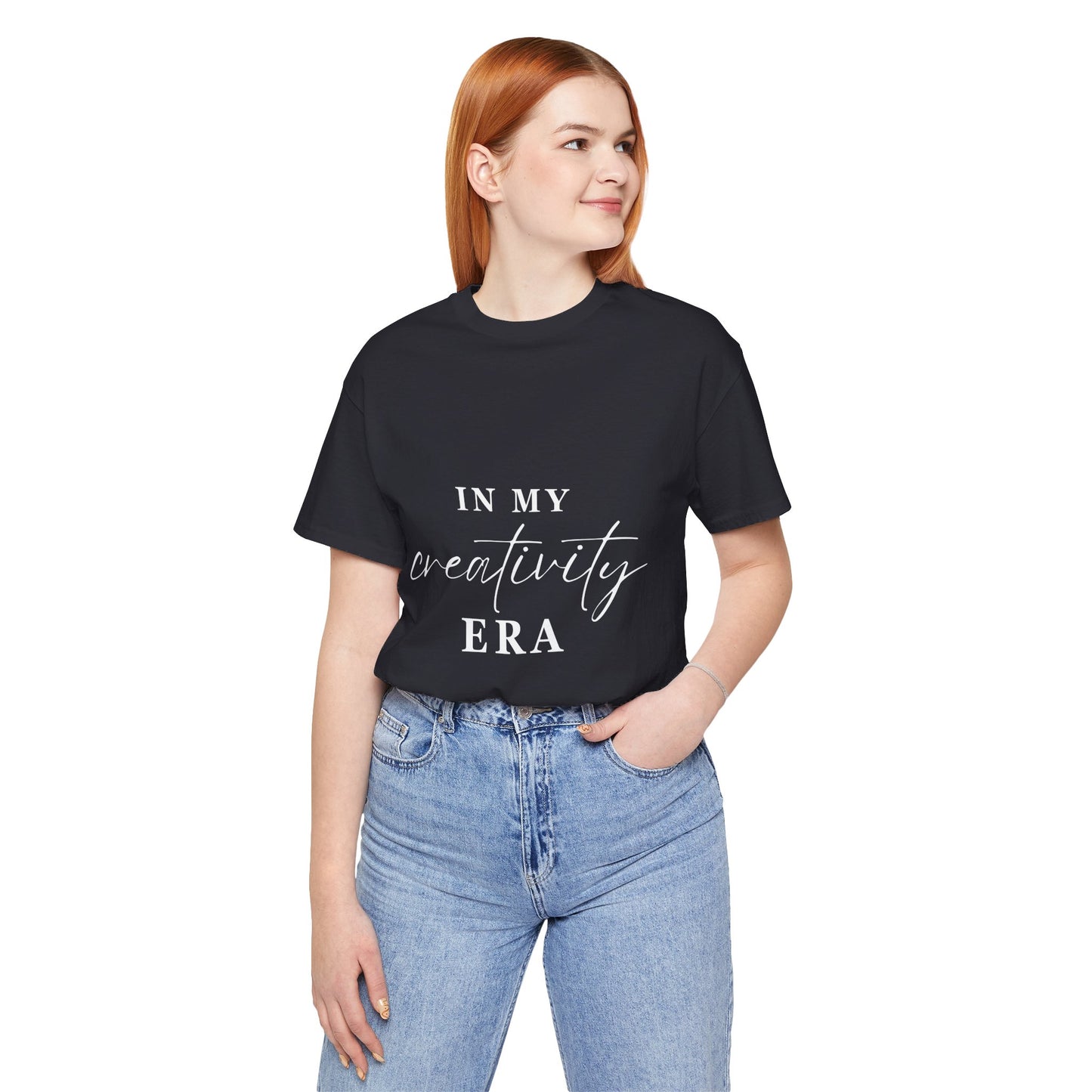 In My CREATIVITY Era T-shirt White Letters