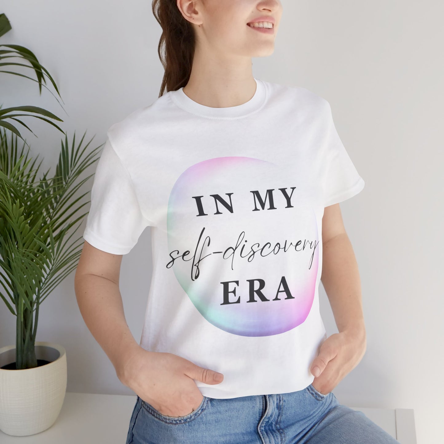 In my SELF DISCOVERY Era T-Shirt Black Letters