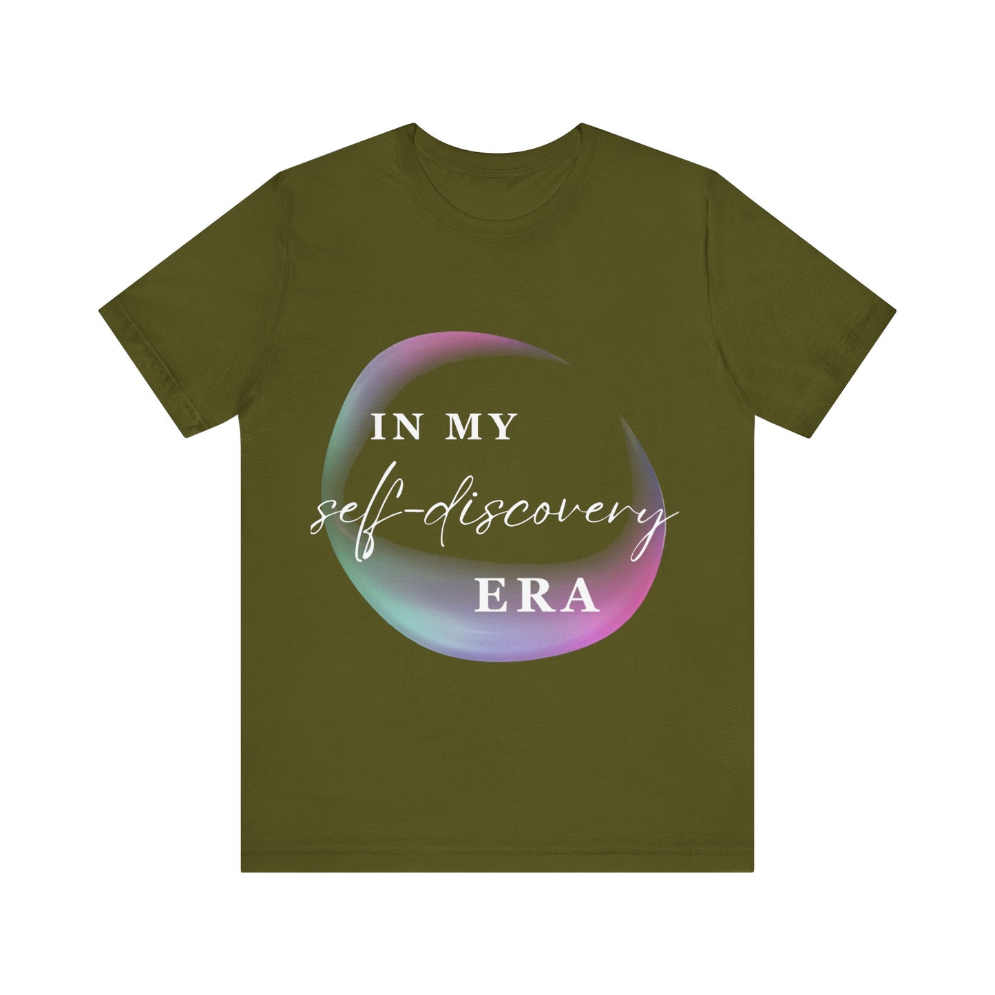 In My SELF DISCOVERY Era T-Shirt White Letters