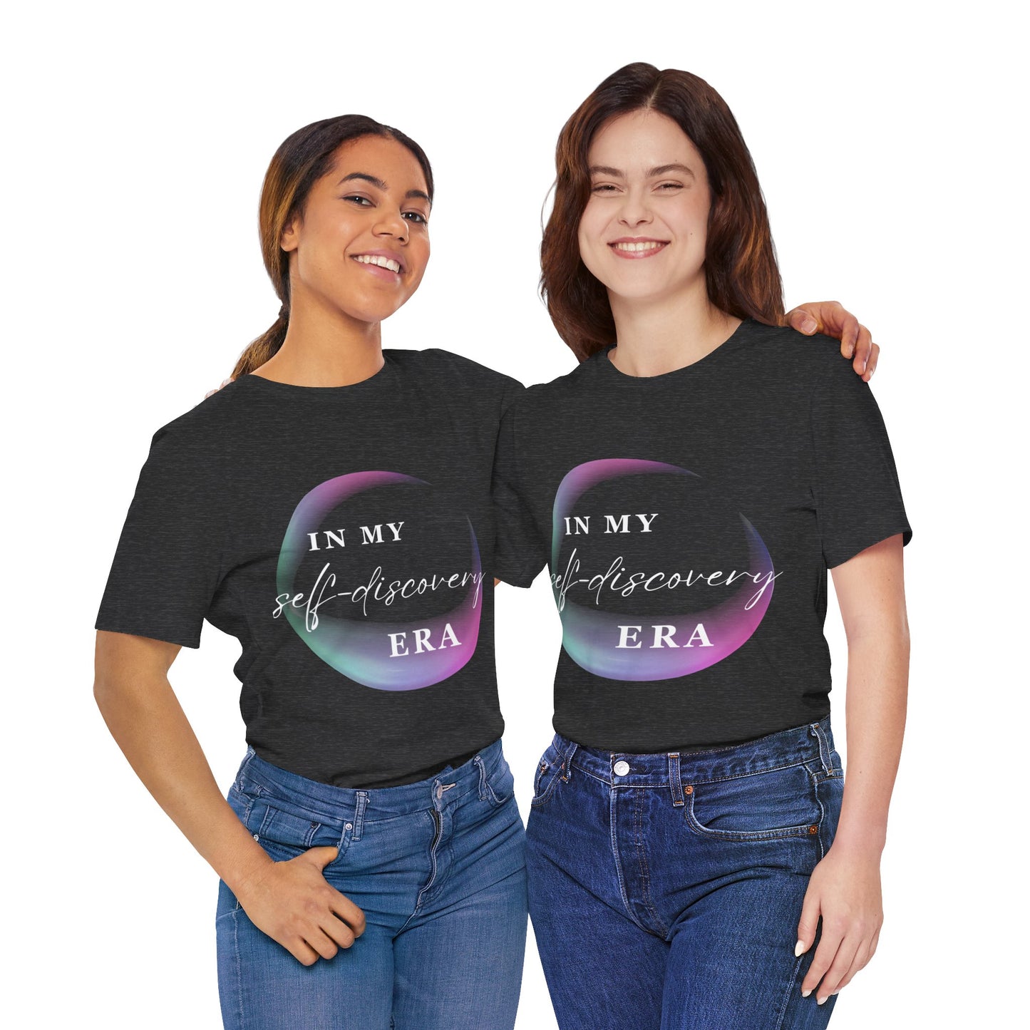 In My SELF DISCOVERY Era T-Shirt White Letters