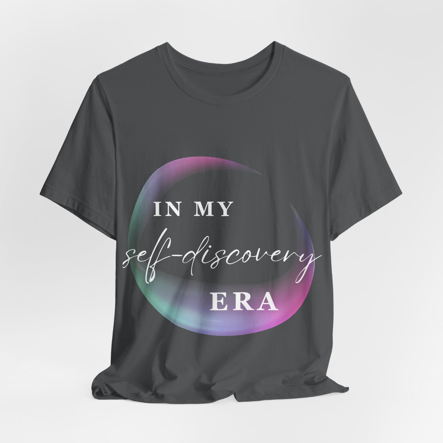 In My SELF DISCOVERY Era T-Shirt White Letters