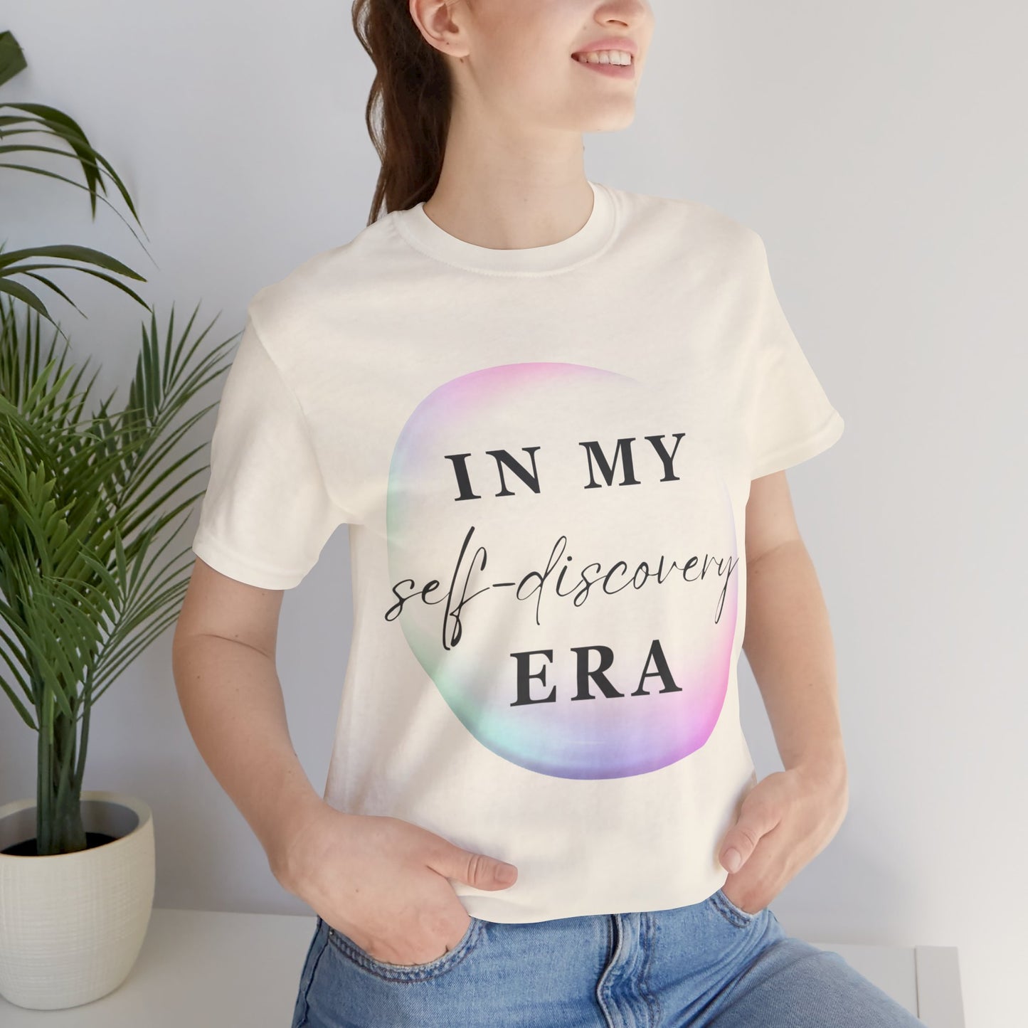 In my SELF DISCOVERY Era T-Shirt Black Letters