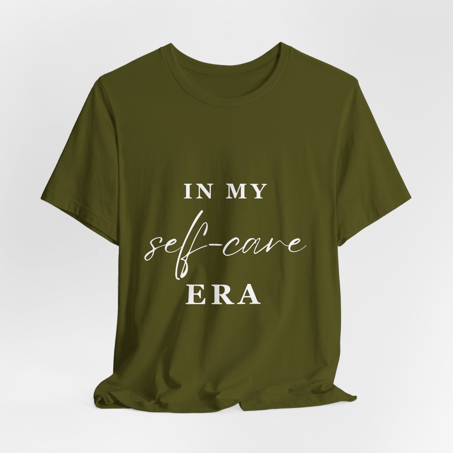 In My SELF CARE Era T-shirt White Letters