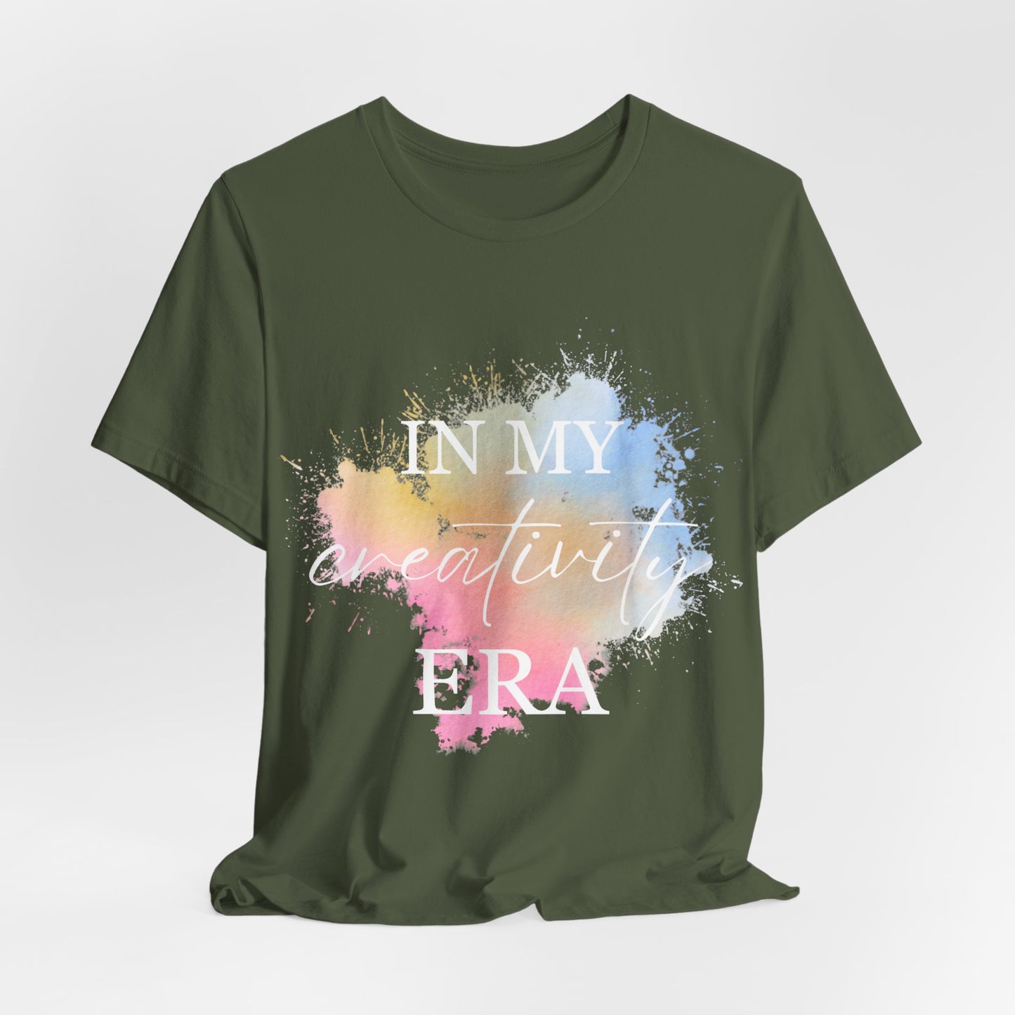 In My CREATIVITY Era T-shirt White Letters