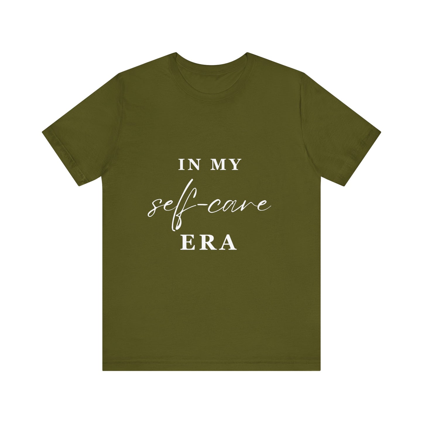In My SELF CARE Era T-shirt White Letters