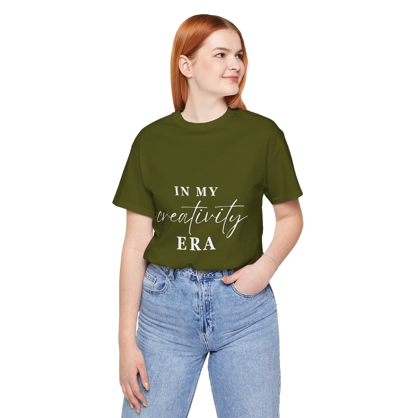In My CREATIVITY Era T-shirt White Letters