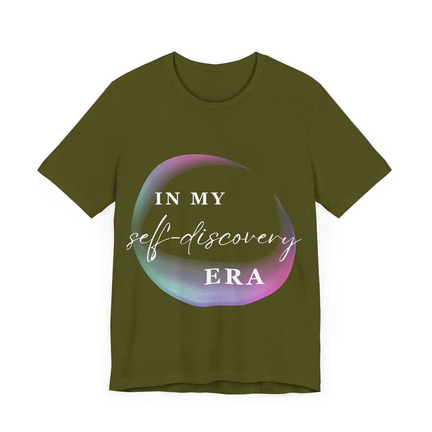 In My SELF DISCOVERY Era T-Shirt White Letters