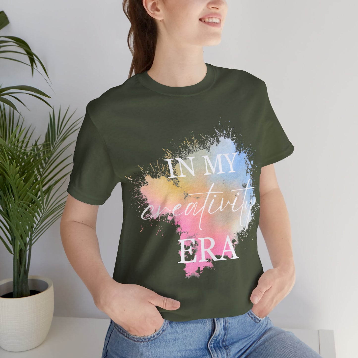 In My CREATIVITY Era T-shirt White Letters