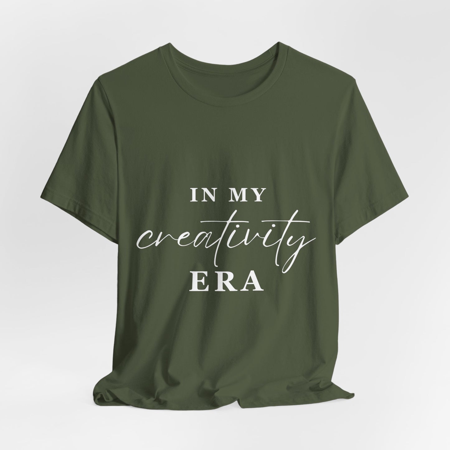 In My CREATIVITY Era T-shirt White Letters
