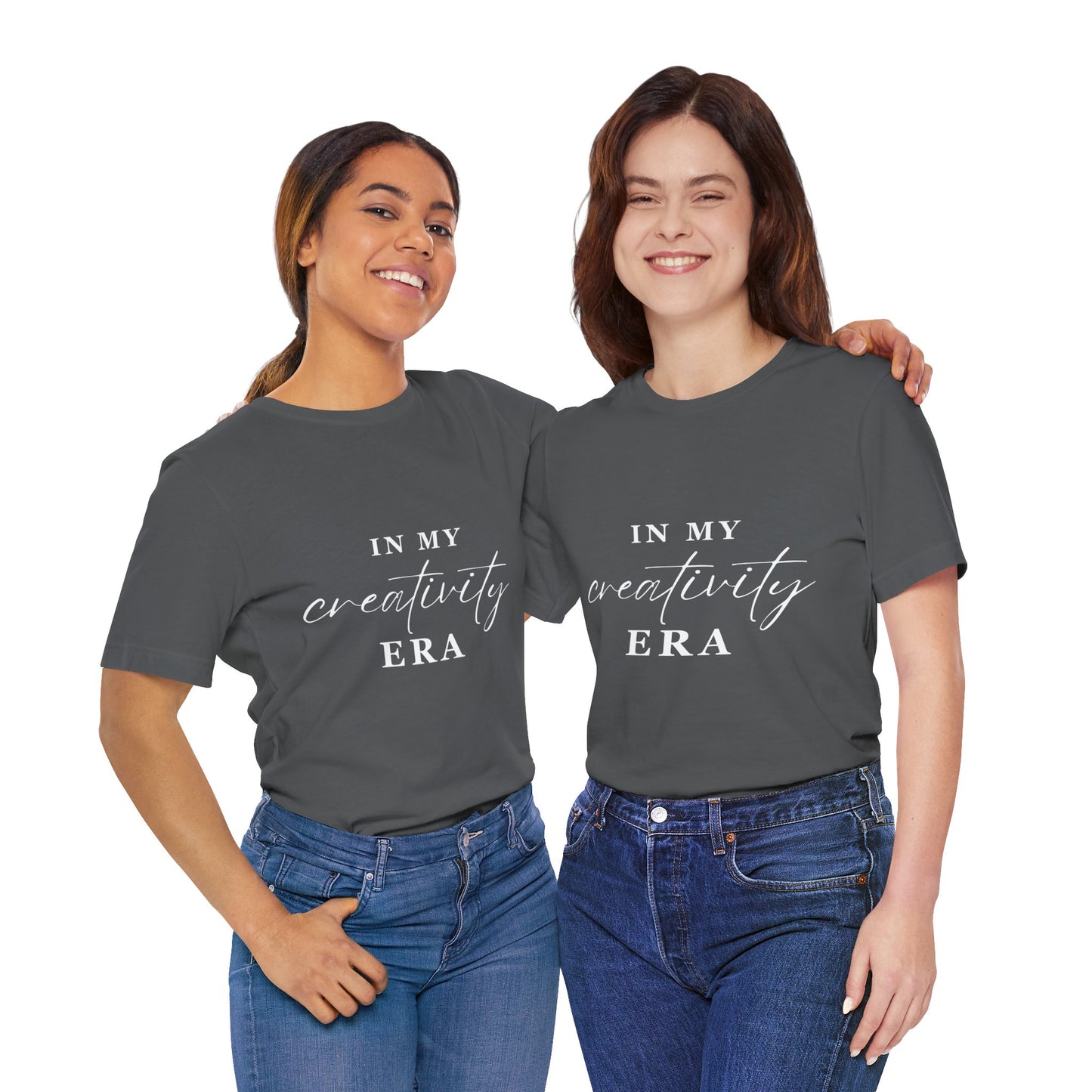 In My CREATIVITY Era T-shirt White Letters