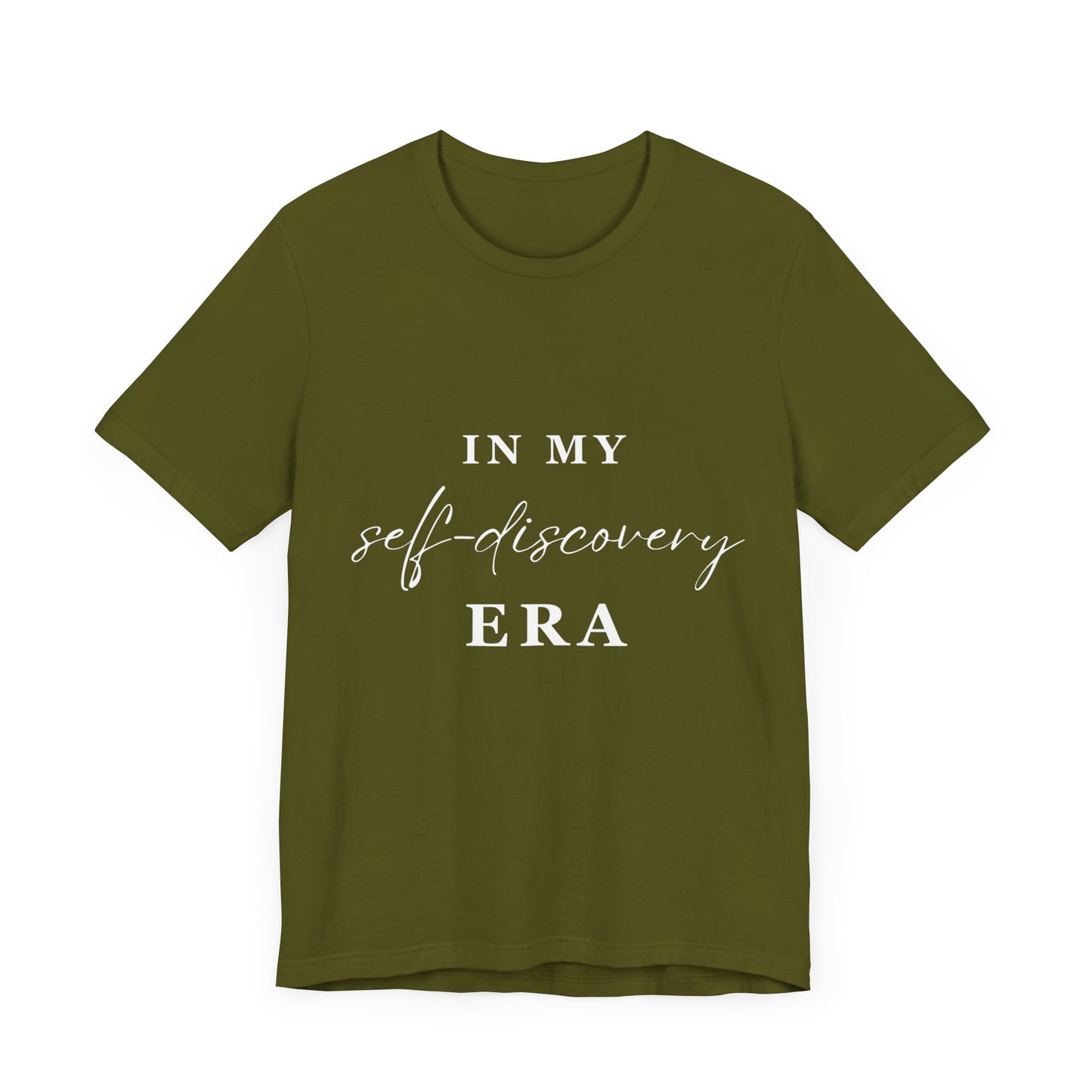 In My SELF DISCOVERY Era T-shirt White Letters