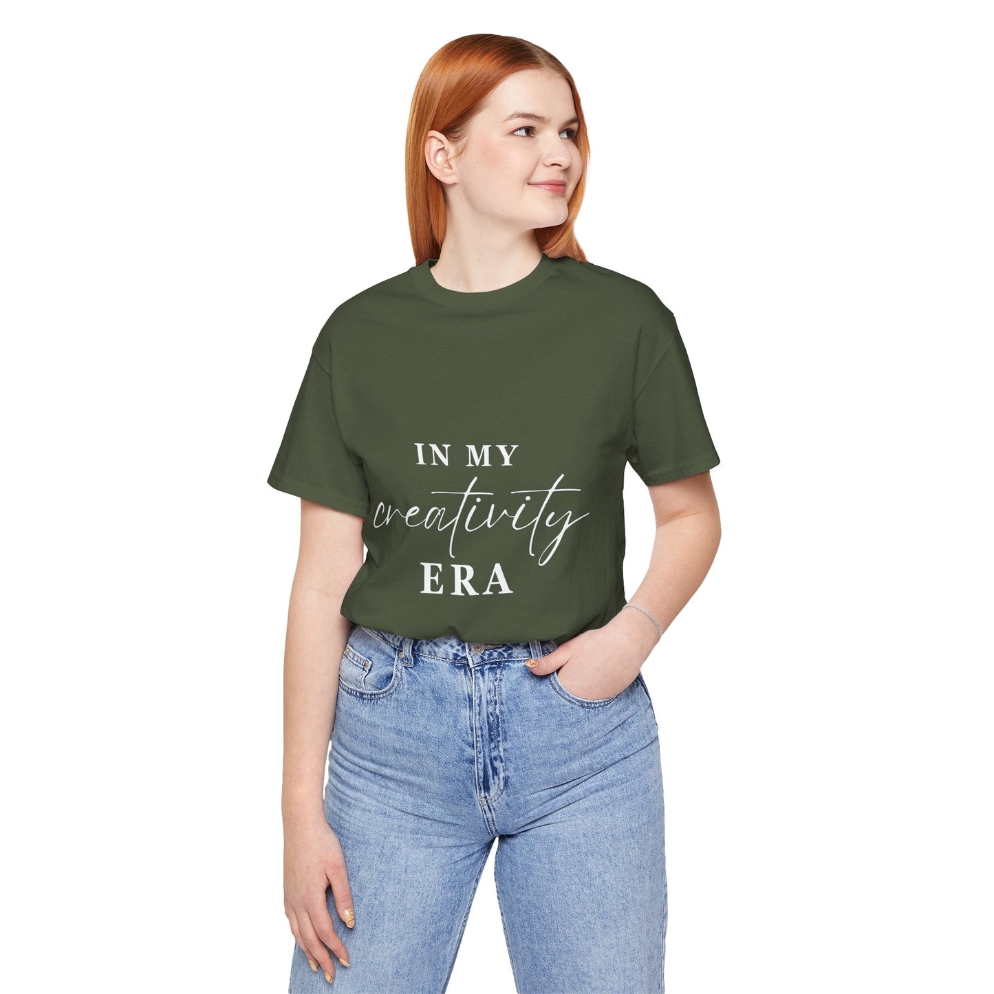 In My CREATIVITY Era T-shirt White Letters