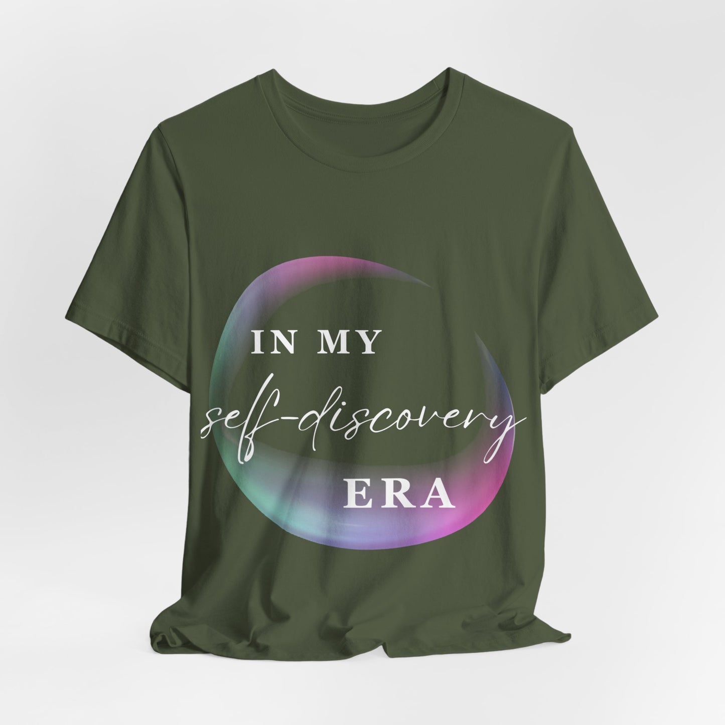 In My SELF DISCOVERY Era T-Shirt White Letters