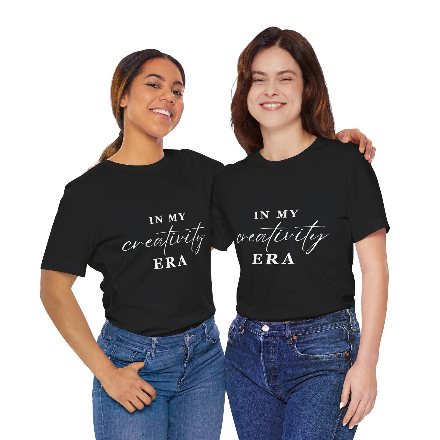 In My CREATIVITY Era T-shirt White Letters