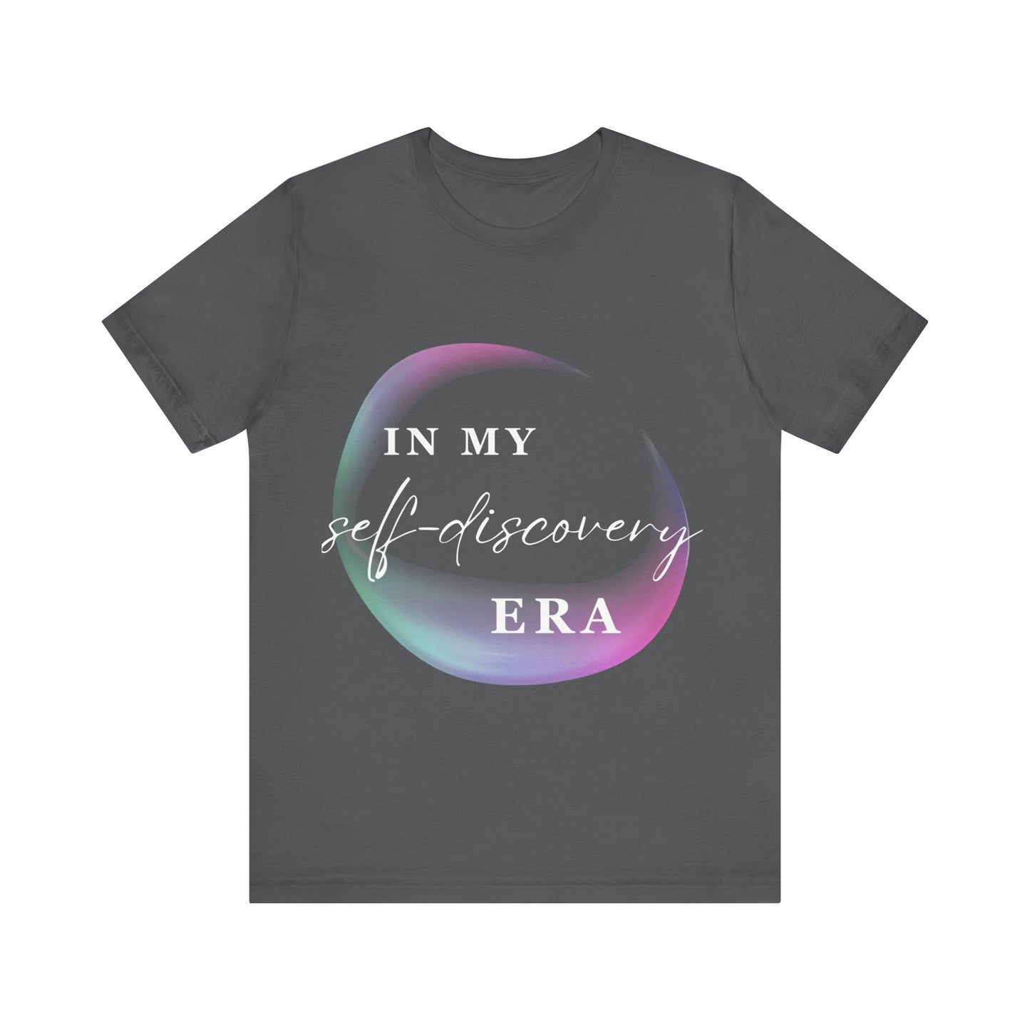 In My SELF DISCOVERY Era T-Shirt White Letters