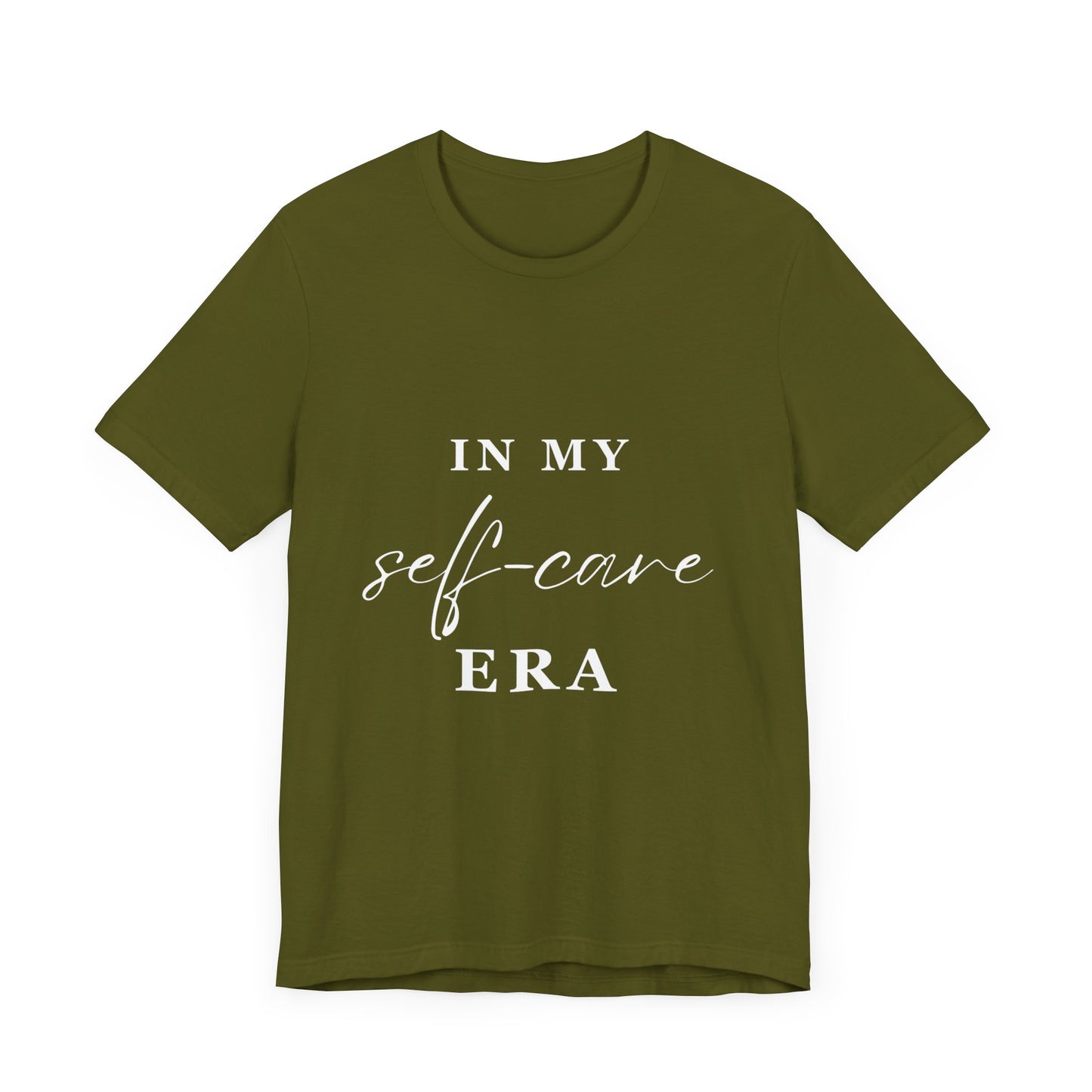 In My SELF CARE Era T-shirt White Letters