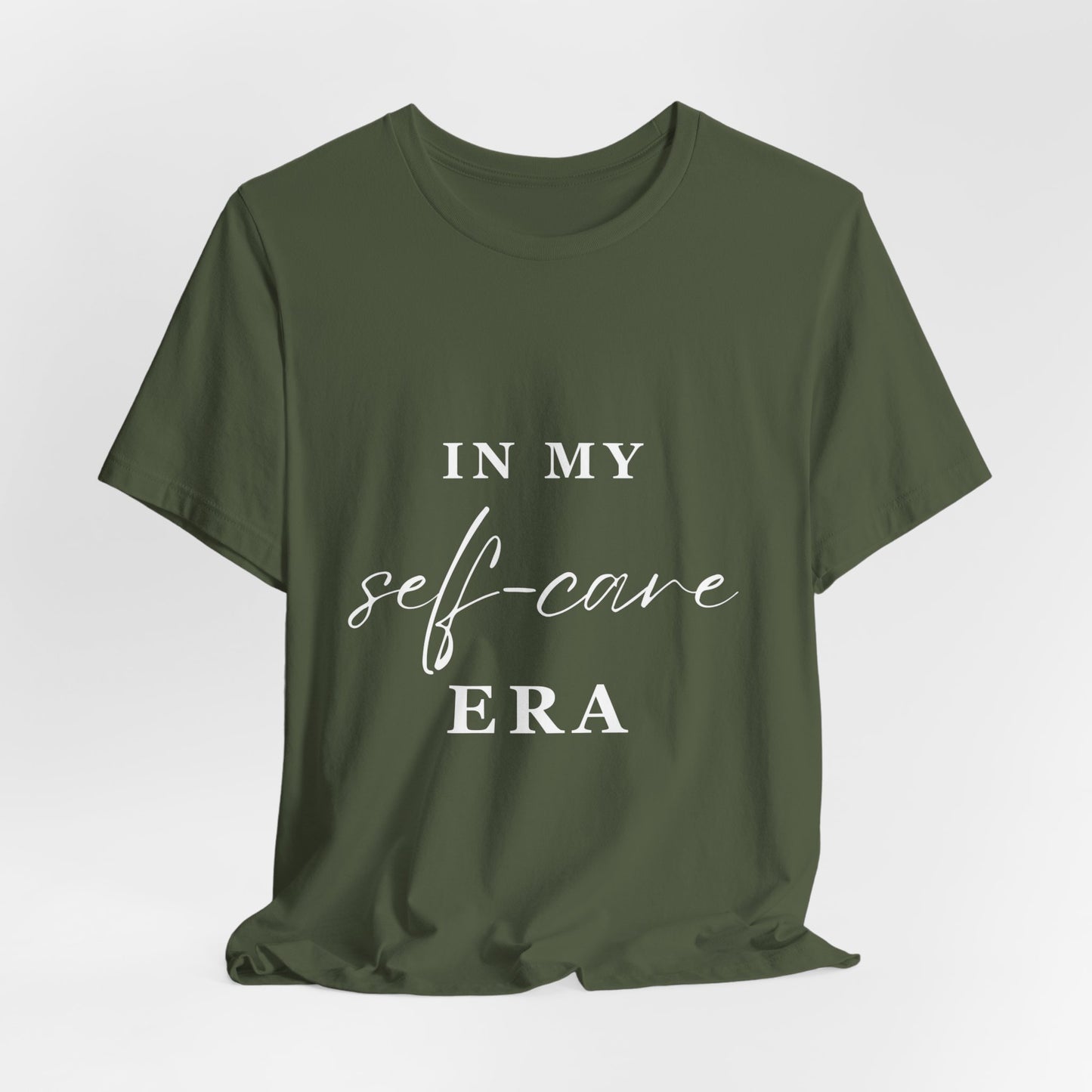 In My SELF CARE Era T-shirt White Letters