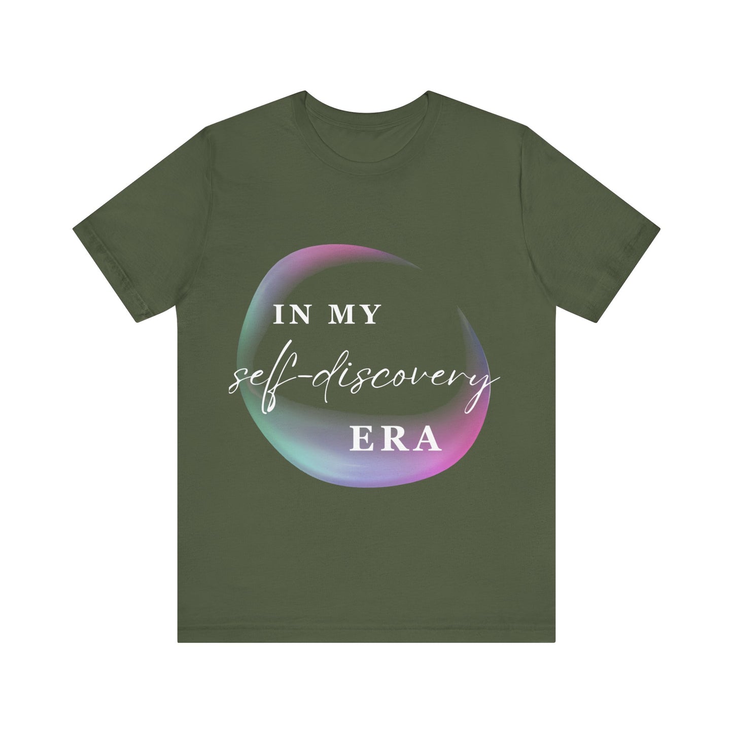 In My SELF DISCOVERY Era T-Shirt White Letters