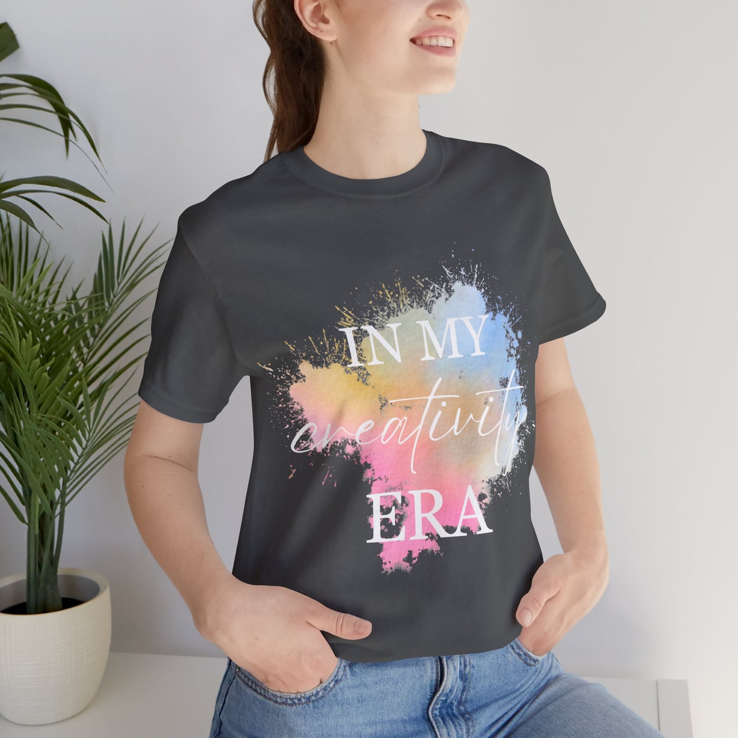 In My CREATIVITY Era T-shirt White Letters