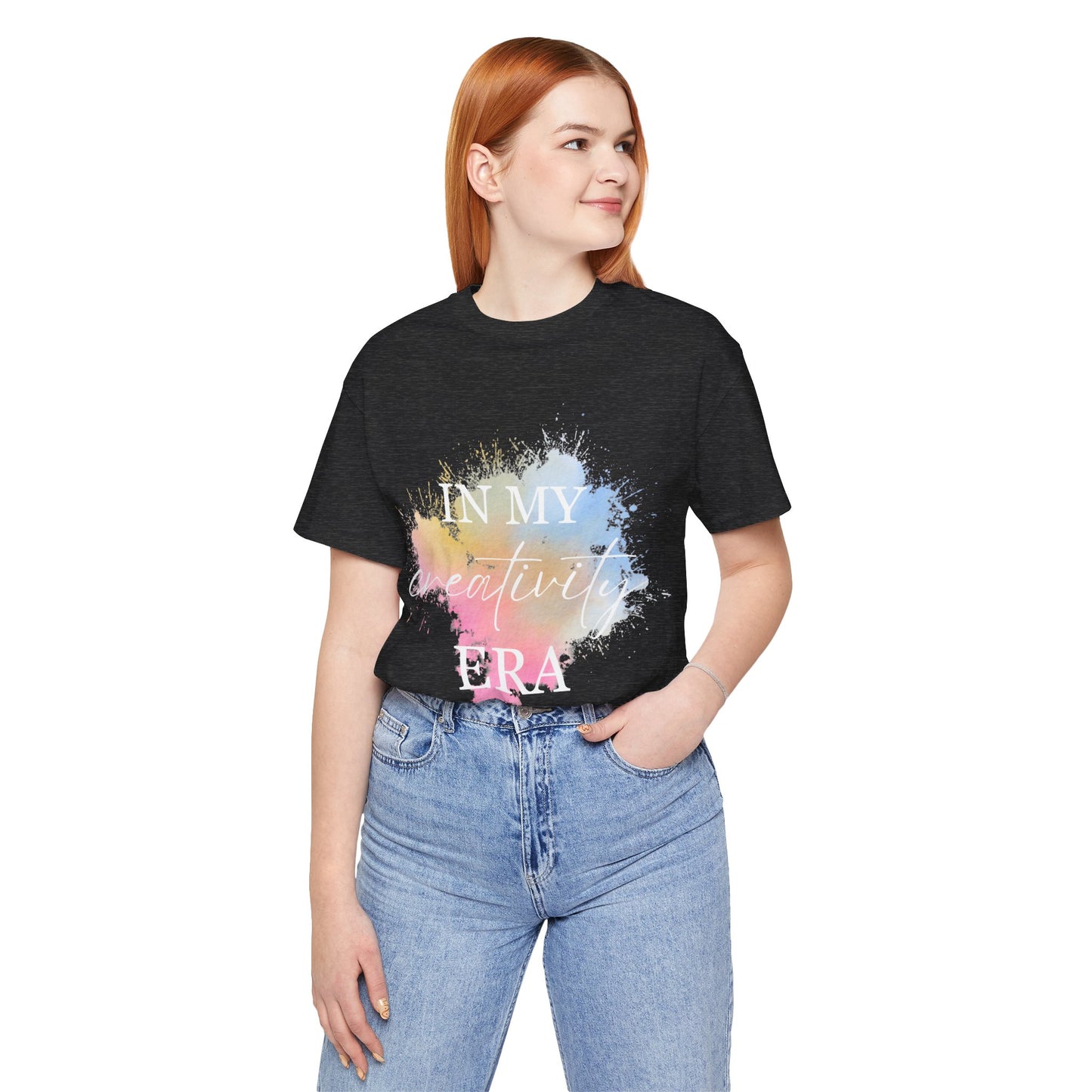 In My CREATIVITY Era T-shirt White Letters