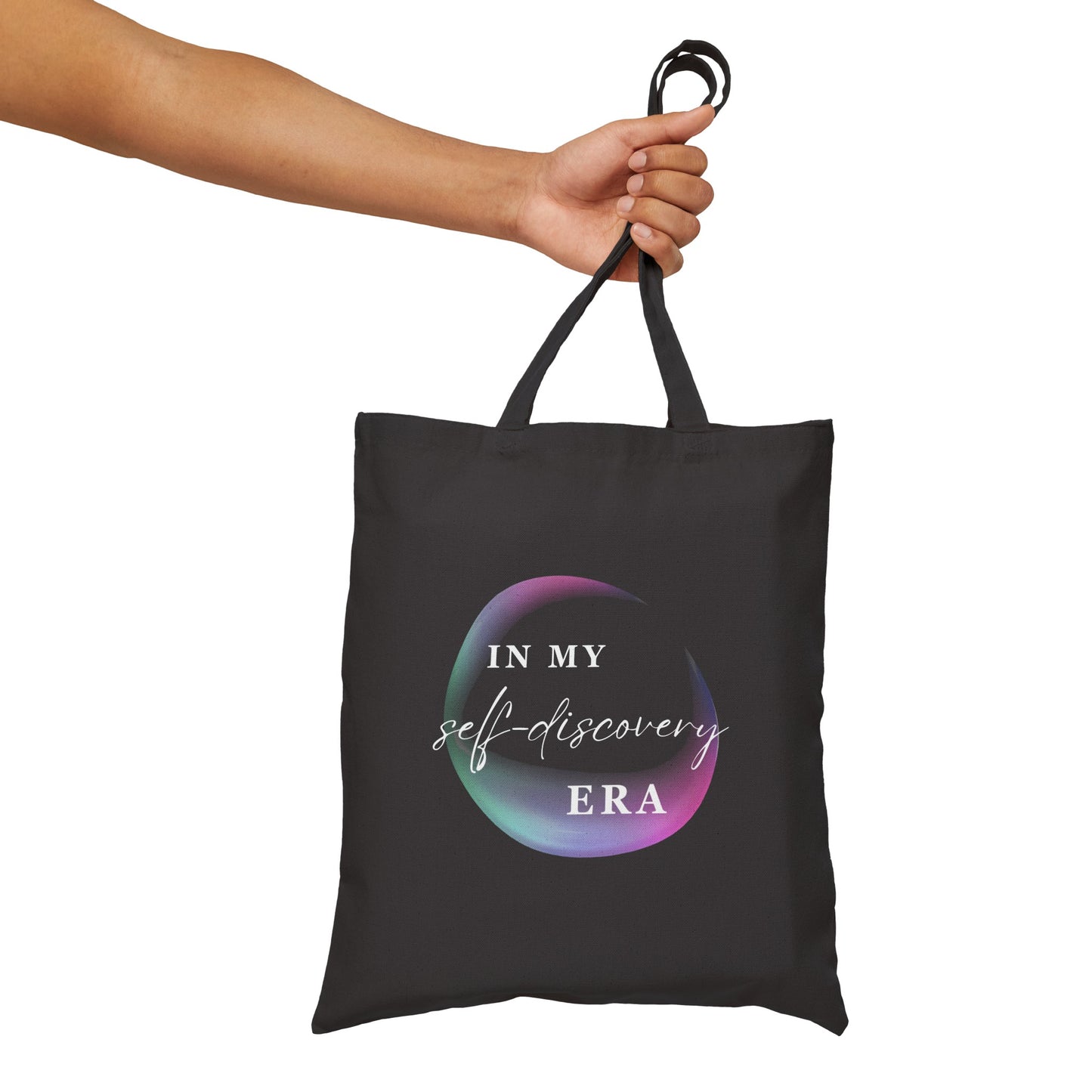 In My SELF DISCOVERY ERA Tote Bag Black