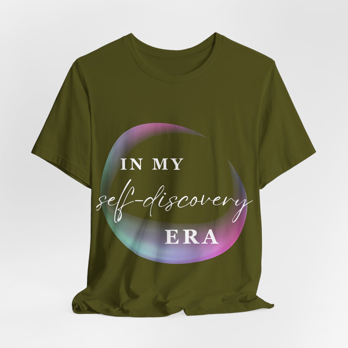 In My SELF DISCOVERY Era T-Shirt White Letters