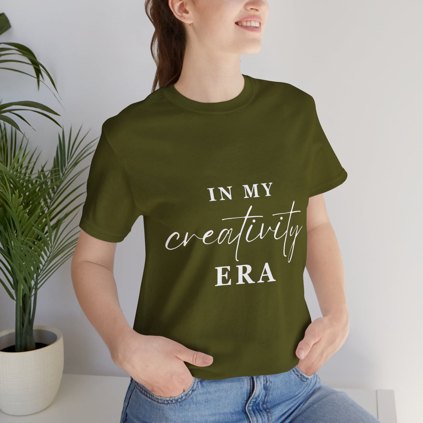In My CREATIVITY Era T-shirt White Letters