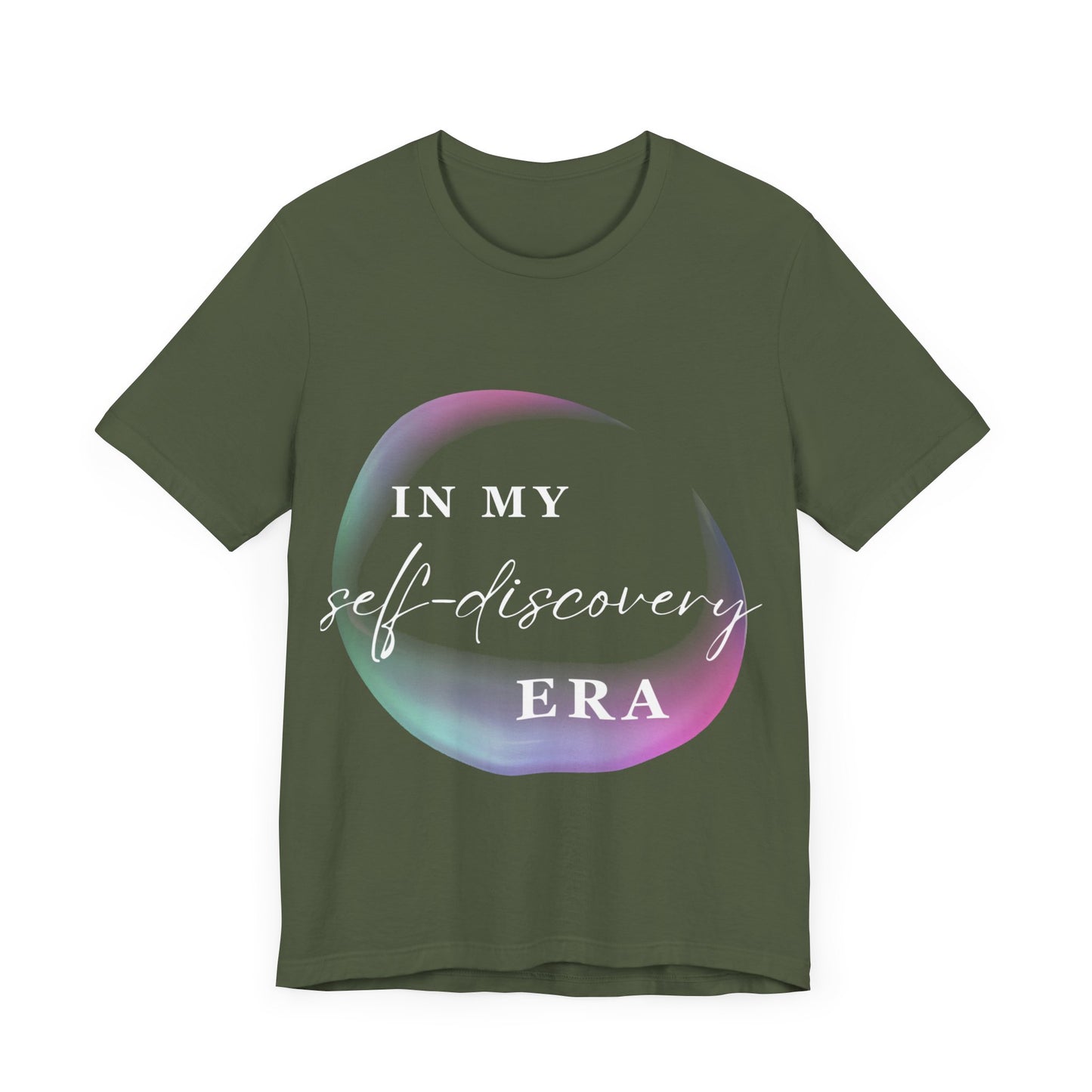 In My SELF DISCOVERY Era T-Shirt White Letters