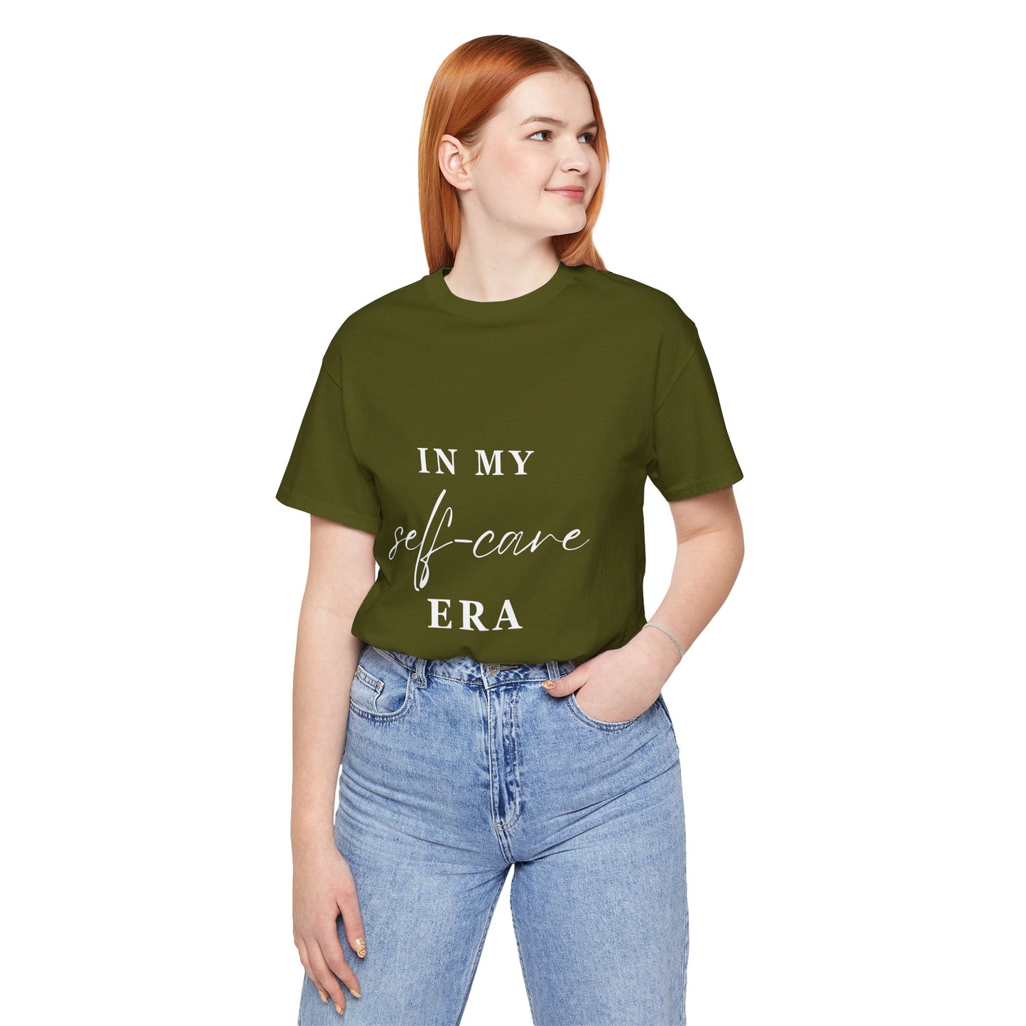 In My SELF CARE Era T-shirt White Letters